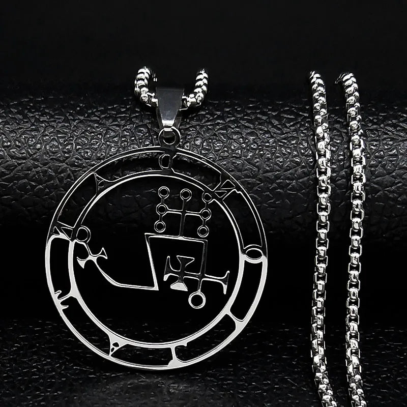 Satanic Necklace Demon Spirit Pendant Dantalion