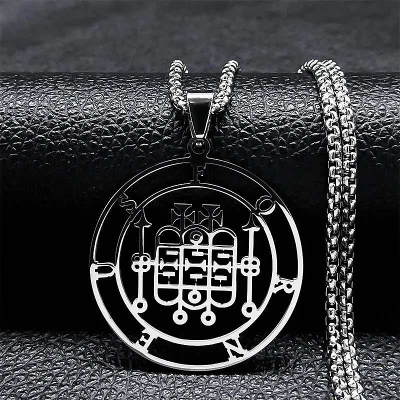 Satanic Necklace Demon Spirit Pendant Forneus