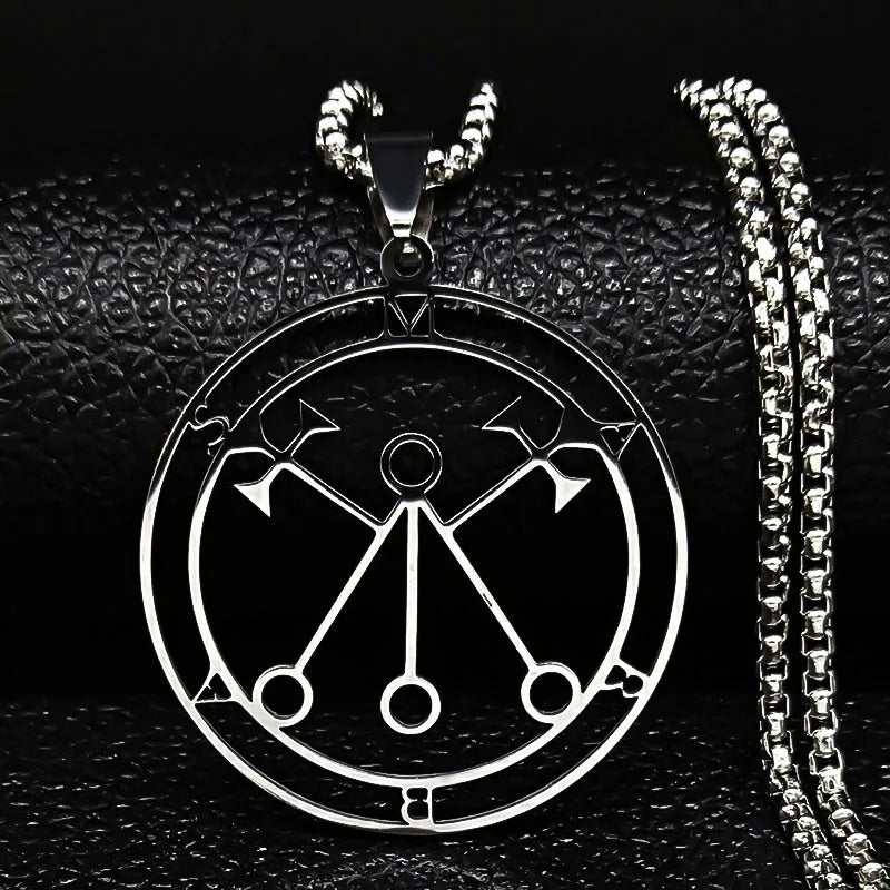Satanic Necklace Demon Spirit Pendant Marbas