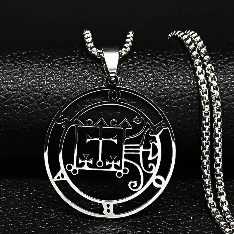 Satanic Necklace Demon Spirit Pendant Orobas