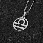 Zodiac Sign Necklace - Pendant 12 Constellations