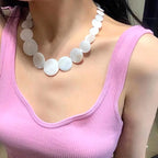 Shell Mother-of-Pearl Choker Necklace 1
