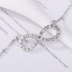 Infinity Symbol Necklace Women's Pendant silver