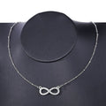 Infinity Symbol Necklace Women's Pendant silver