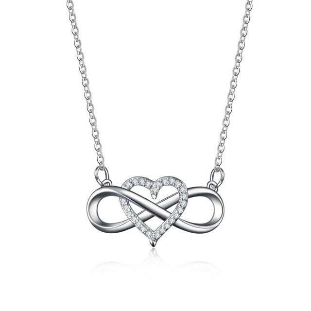Infinity Symbol Necklace Women's silver