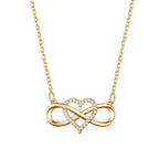 Infinity Symbol Necklace Women's gold