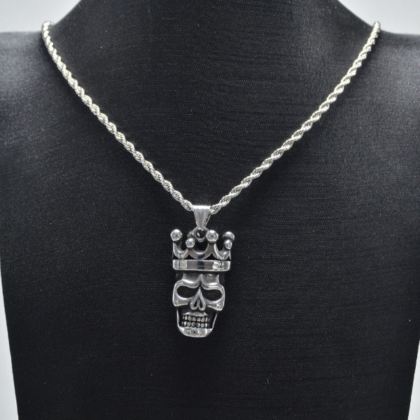 Skull Crown Necklace