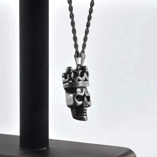 Skull Crown Necklace