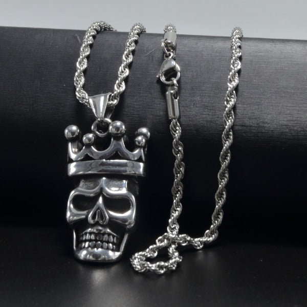 Skull Crown Necklace