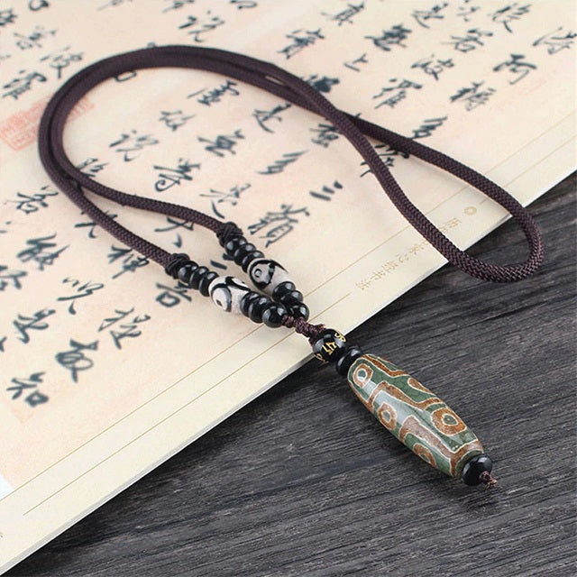 Tibetan Necklace Cyan