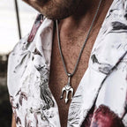 Neptune Poseidon Trident Necklace