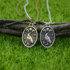 Viking Necklace with Odin’s Raven Pendant type 2