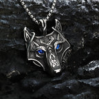 Fenrir Wolf Viking Necklace