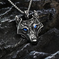Fenrir Wolf Viking Necklace