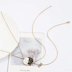 Couple Necklaces Cute Cat Pendants Gold