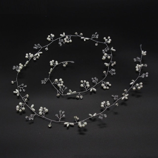 Bridal Hair Decoration for Women silver