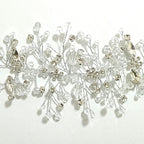 Diamond and Flower Bridal Tiara