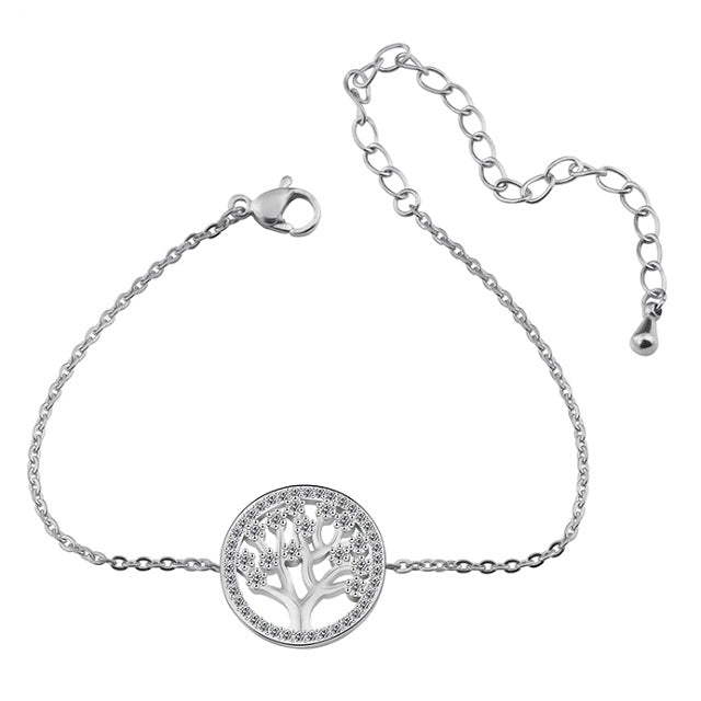 Silver Tree of Life Bracelet