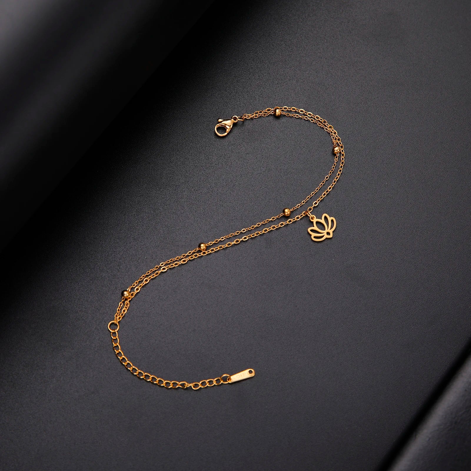 Lotus Flower Women's Bracelet gold