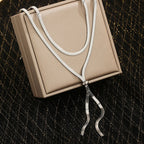 Long Y Necklace for Women's Neckline