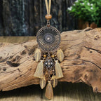 Ethnic Style Pendant Necklace with Tassels style 1