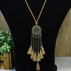 Ethnic Style Pendant Necklace with Tassels style 2