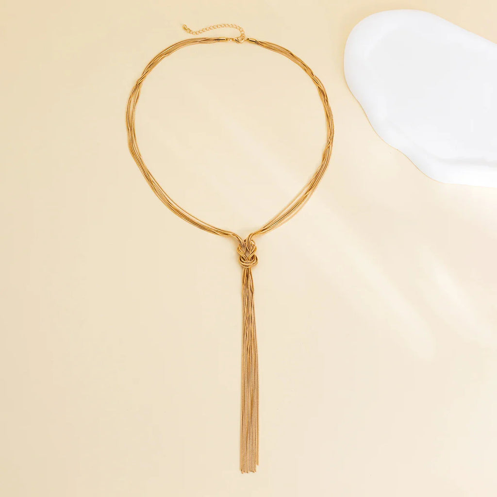 Long Chain Y Necklace
