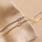 Set of 2 Romantic Knot Bracelets for Couples or Friends