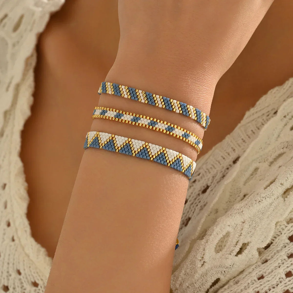 Set of 3 Traditional Fine Braided Brazilian Bracelets