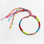 Set of 9 Multicolored Brazilian Lucky Bracelets