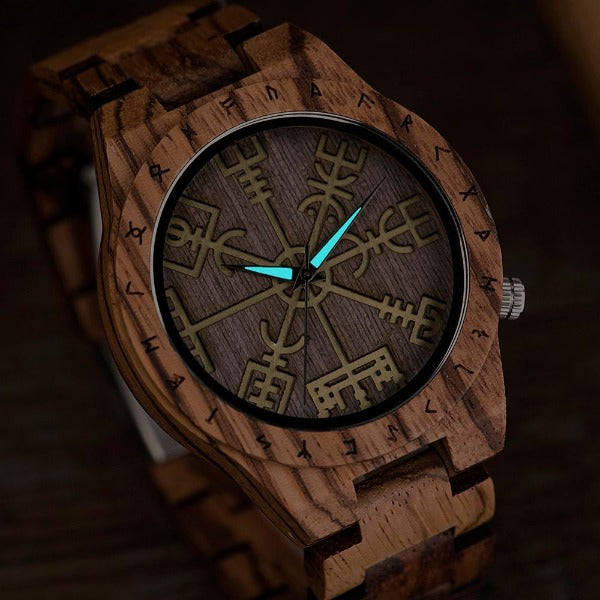 Viking Men's Wooden Watch wood