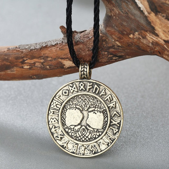 Celtic Tree of Life Pendant Antique Silver-Plated