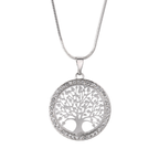 Tree of Life Silver-Plated Pendant
