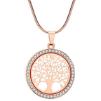 Tree of Life Rose Gold Pendant
