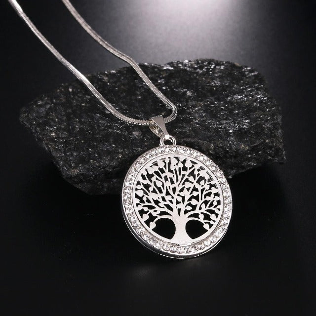 Tree of Life Silver-Plated Pendant