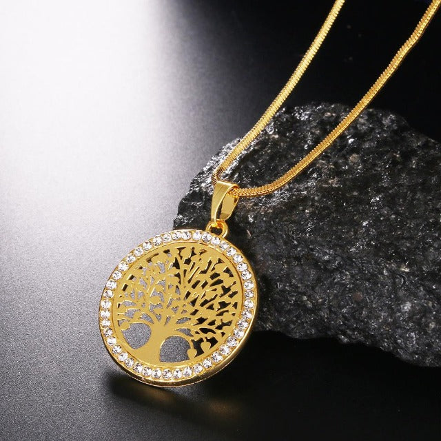 Tree of Life Gold-Plated Pendant
