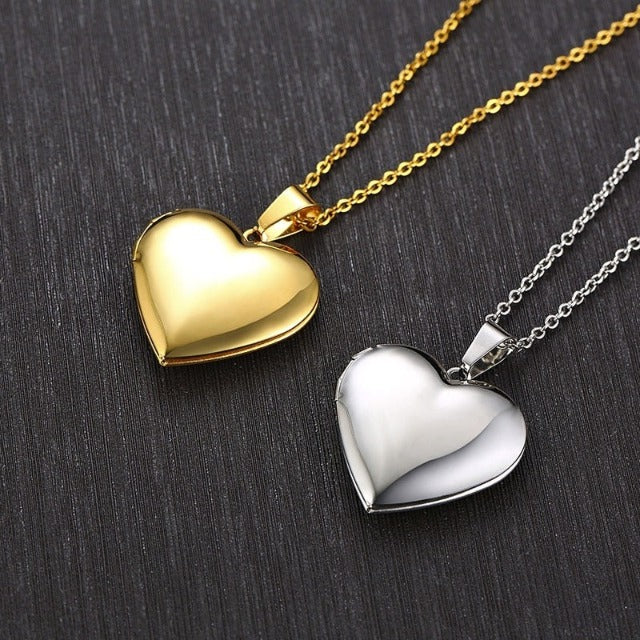 Openable Heart Locket for Photo 