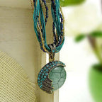 Ethnic Women's Blue Pendant