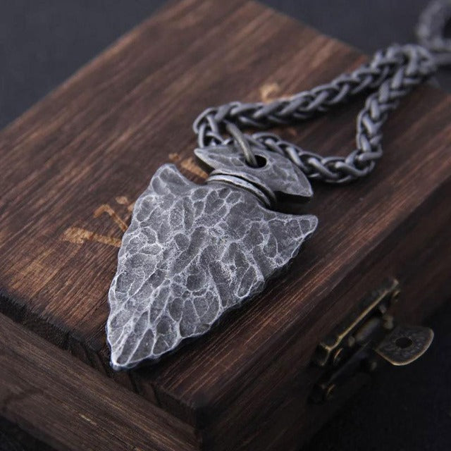 Viking Rune Arrow Pendant