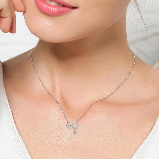 Infinity Silver Pendant for Women