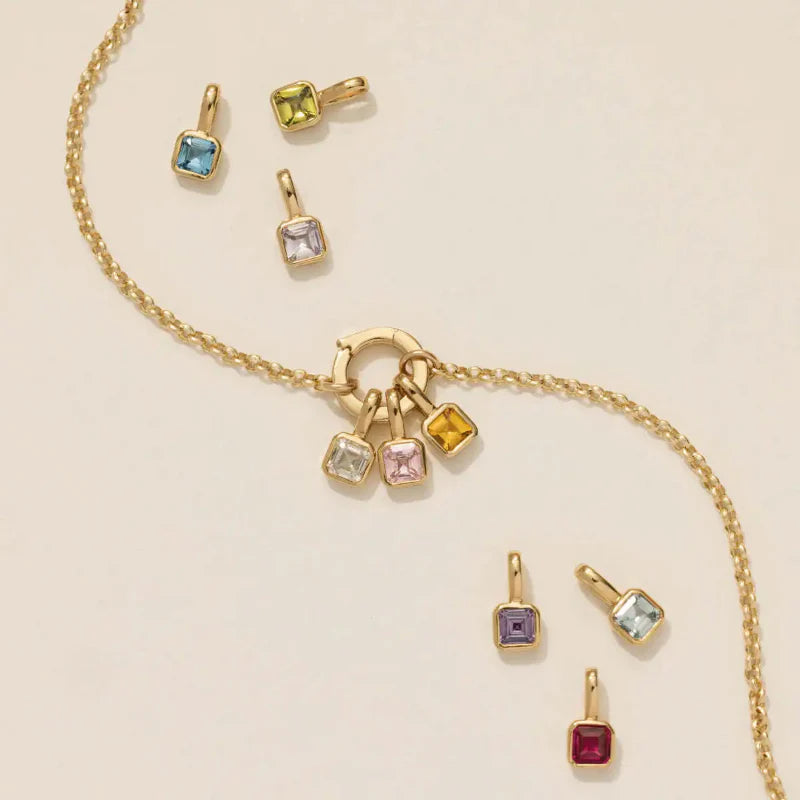 Colorful Zodiac Sign Pendant