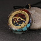 Orgonite Stone Pendant & Necklace for Men and Women Protection Meditation oudjat eye