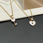 White couple pendant