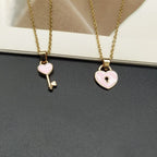 Pink couple pendant