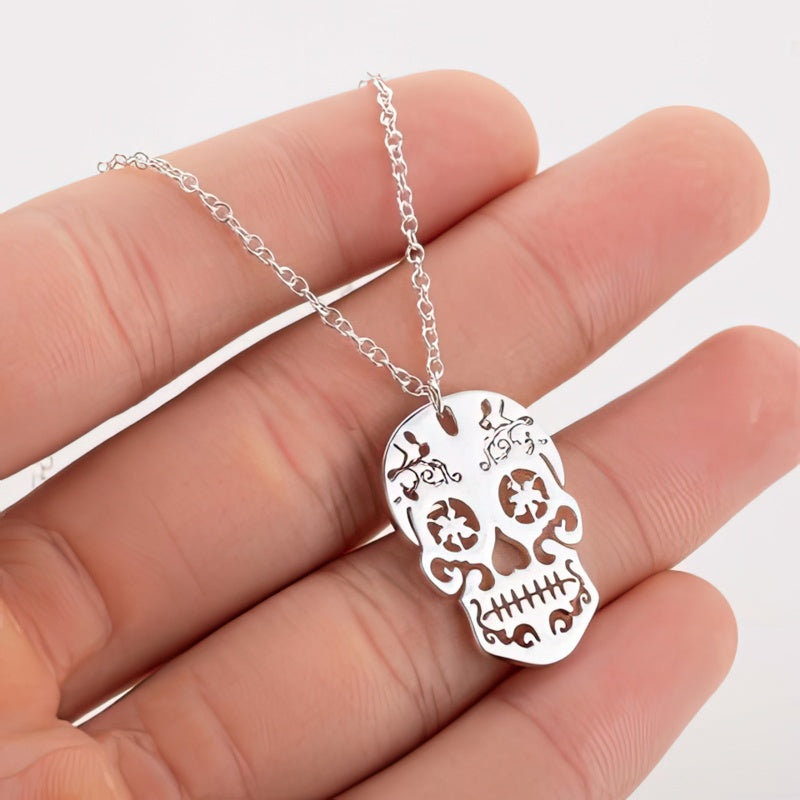 Gold Skull Pendant