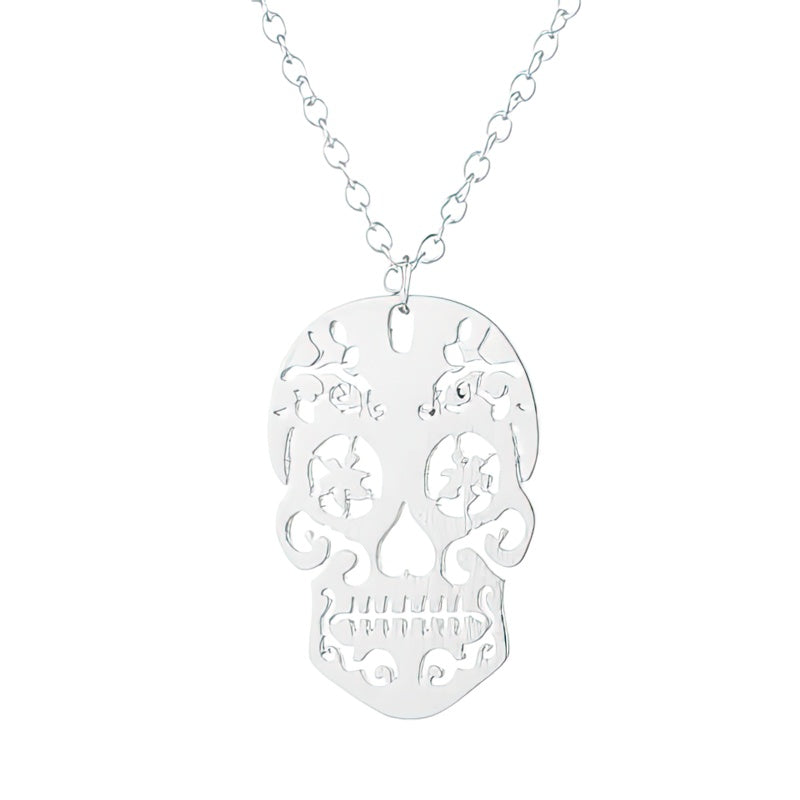 Gold Skull Pendant