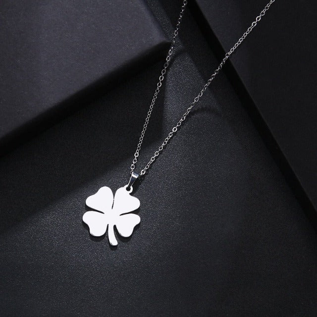 4-Leaf Clover Pendant silver