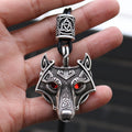 Fenrir Viking wolf pendant