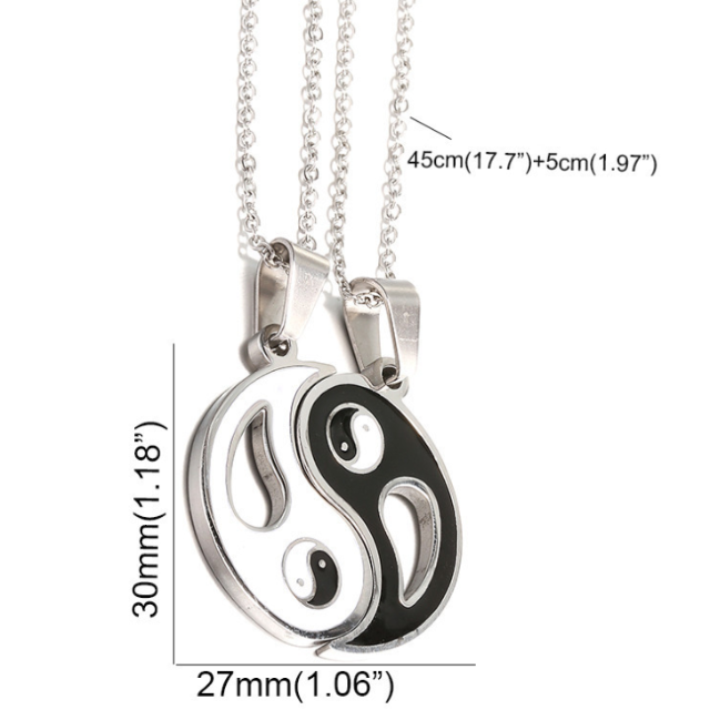 Yin Yang Pendant for Couples