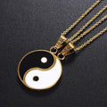 Separable Gold Yin Yang Pendant